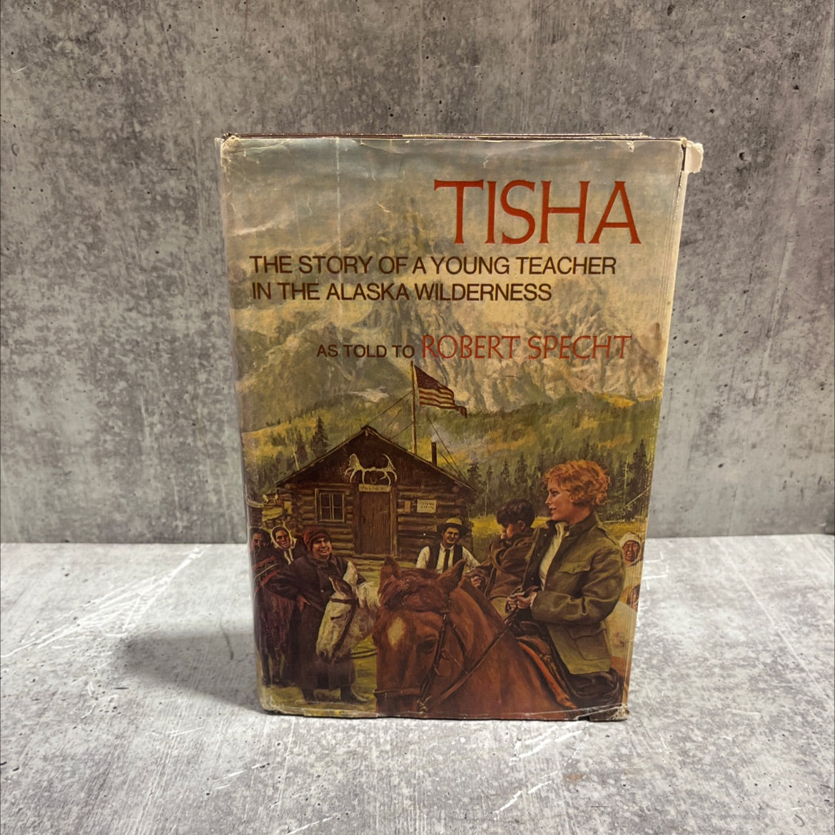tisha: the story of a young teacher in the alaska wilderness book, by anne hobbs, 1976 Hardcover image 1