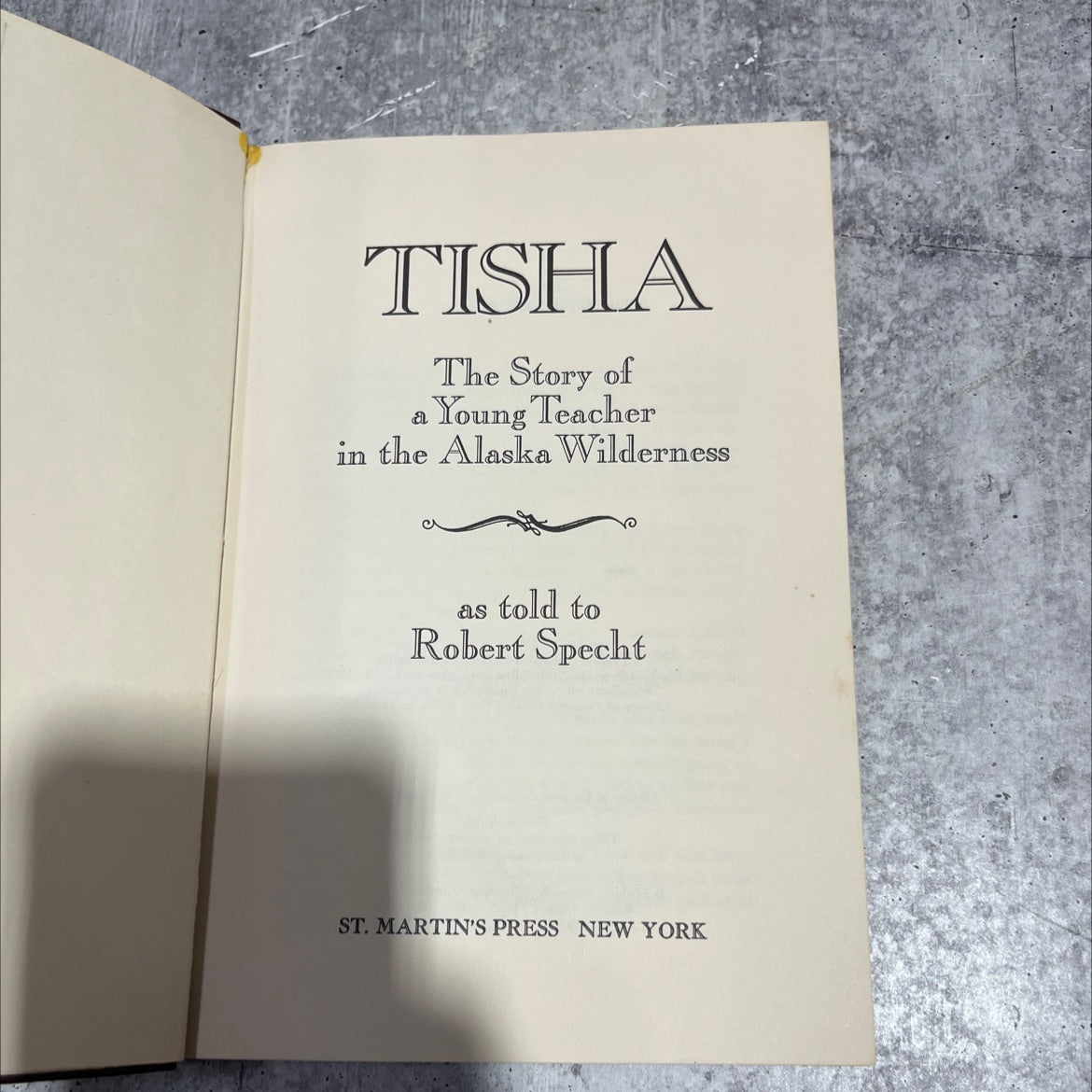tisha: the story of a young teacher in the alaska wilderness book, by anne hobbs, 1976 Hardcover image 2