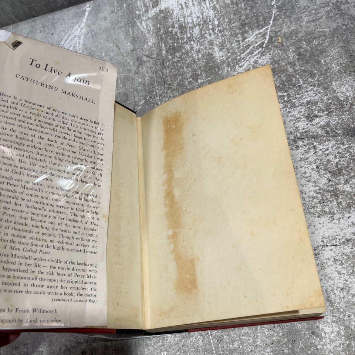 to live again book, by catherine marshall, 1957 Hardcover image 4