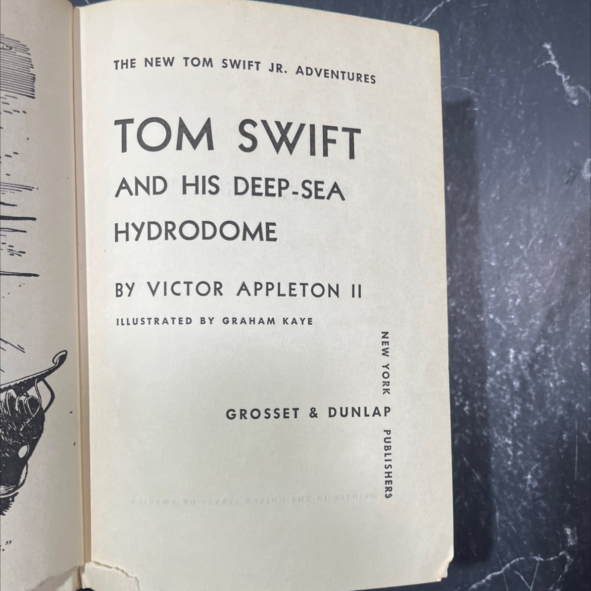 tom swift and his deep-sea hydrodome book, by victor appleton ii, 1958 Hardcover image 2