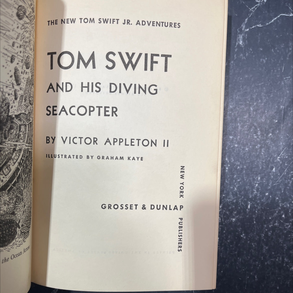 tom swift and his diving seacopter book, by victor appleton ii, 1956 Hardcover image 2