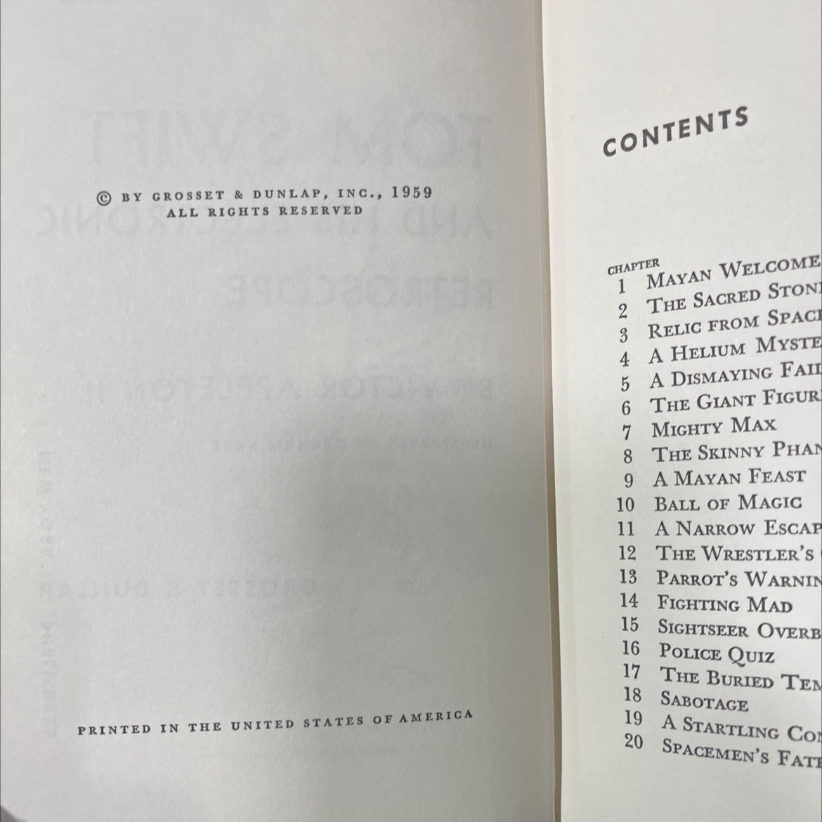 tom swift and his electronic retroscope book, by victor appleton II, 1959 Hardcover image 3