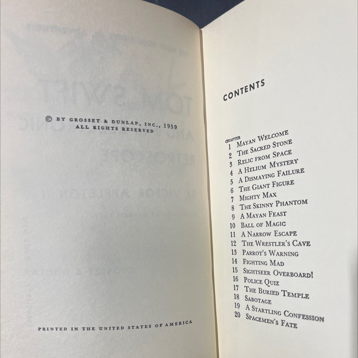 tom swift and his electronic retroscope book, by victor appleton ii, 1959 Hardcover image 3