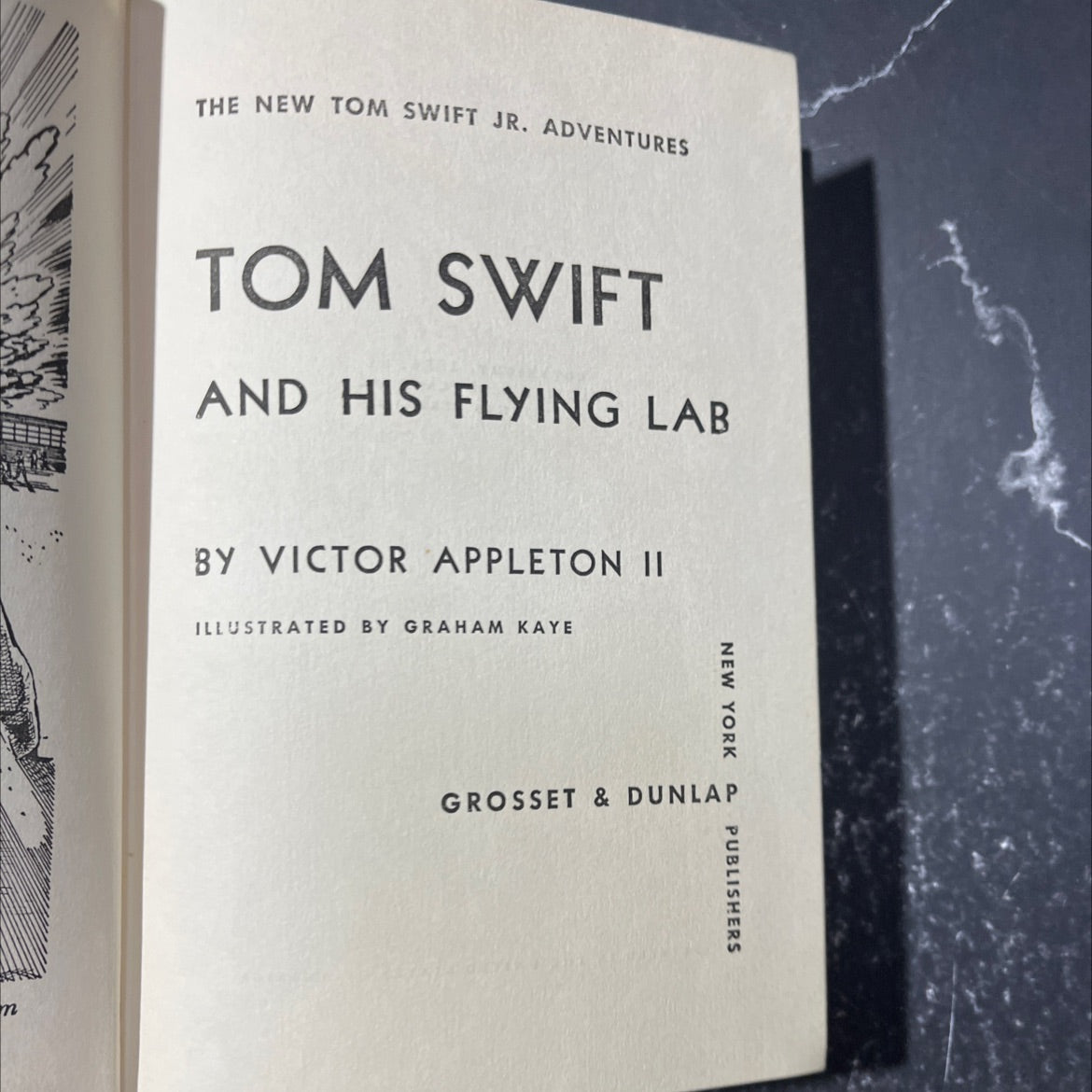 tom swift and his flying lab book, by victor appleton ii, 1954 Hardcover image 2