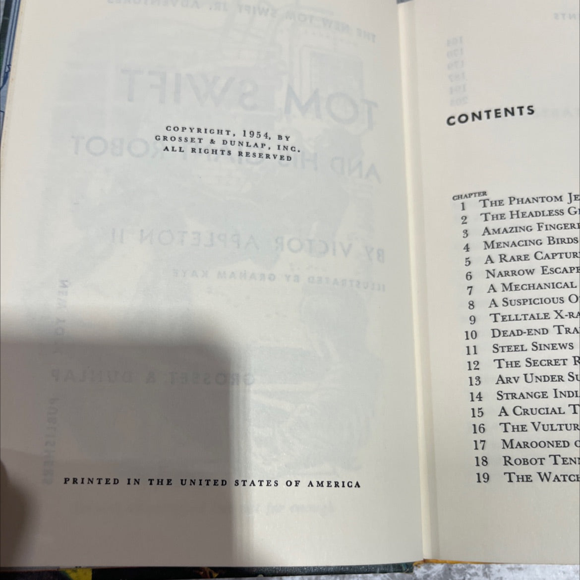 tom swift and his giant robot book, by victor appleton II, 1954 Hardcover image 3