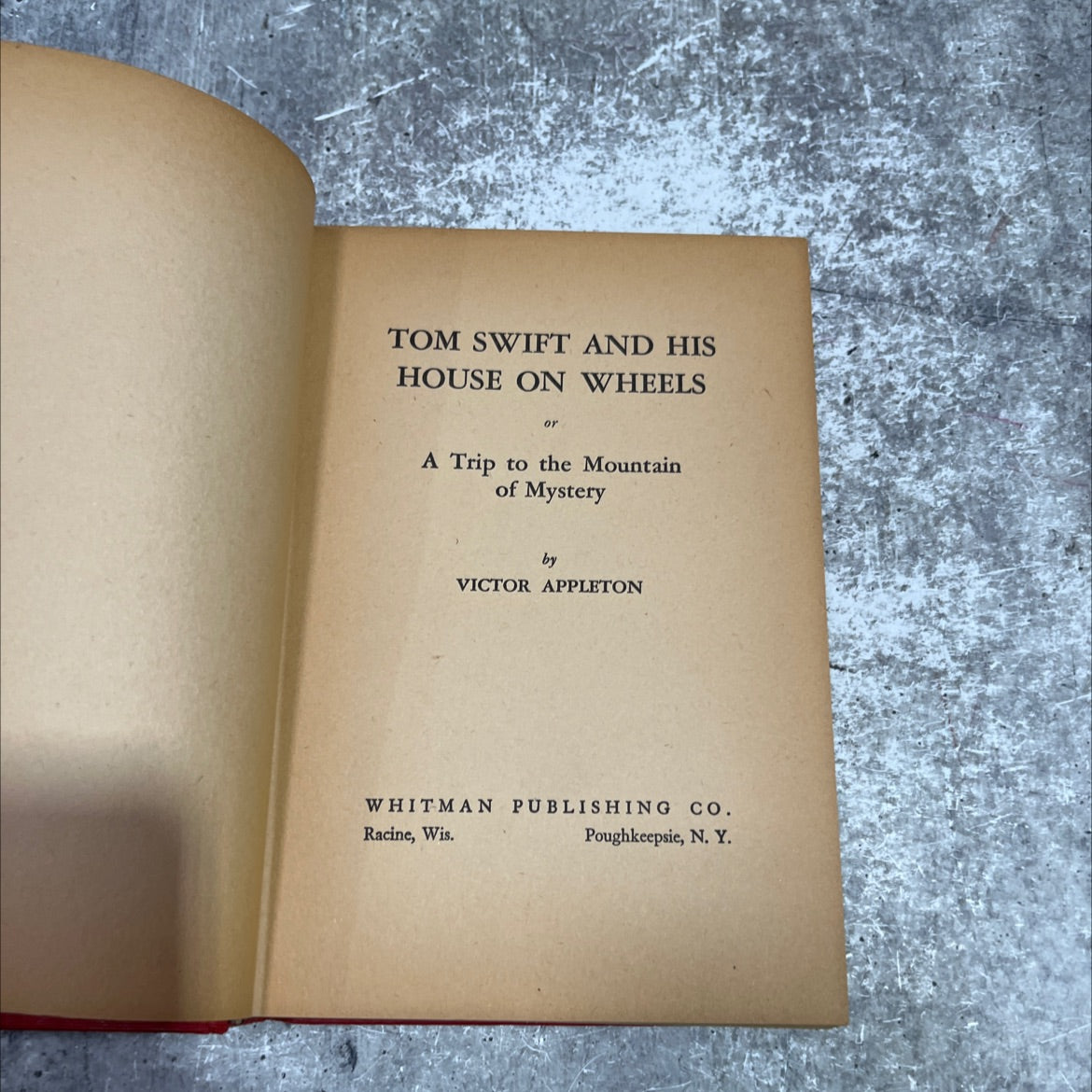 tom swift and his house on wheels or a trip to the mountain of mystery book, by victor appleton, 1929 Hardcover image 2
