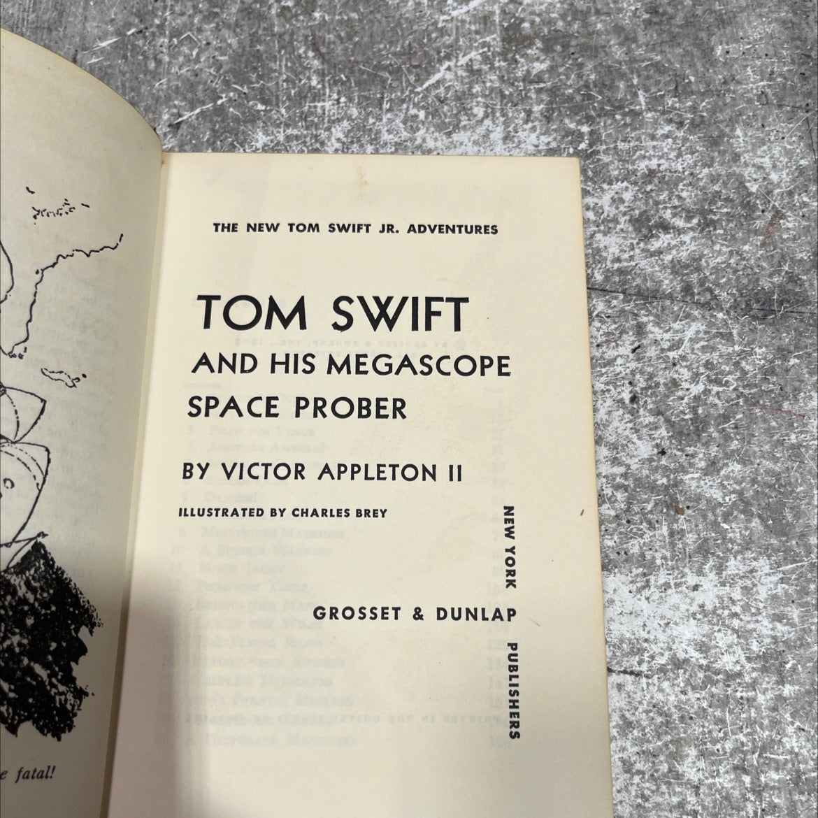 tom swift and his megascope space prober book, by victor appleton II, 1962 Hardcover image 2