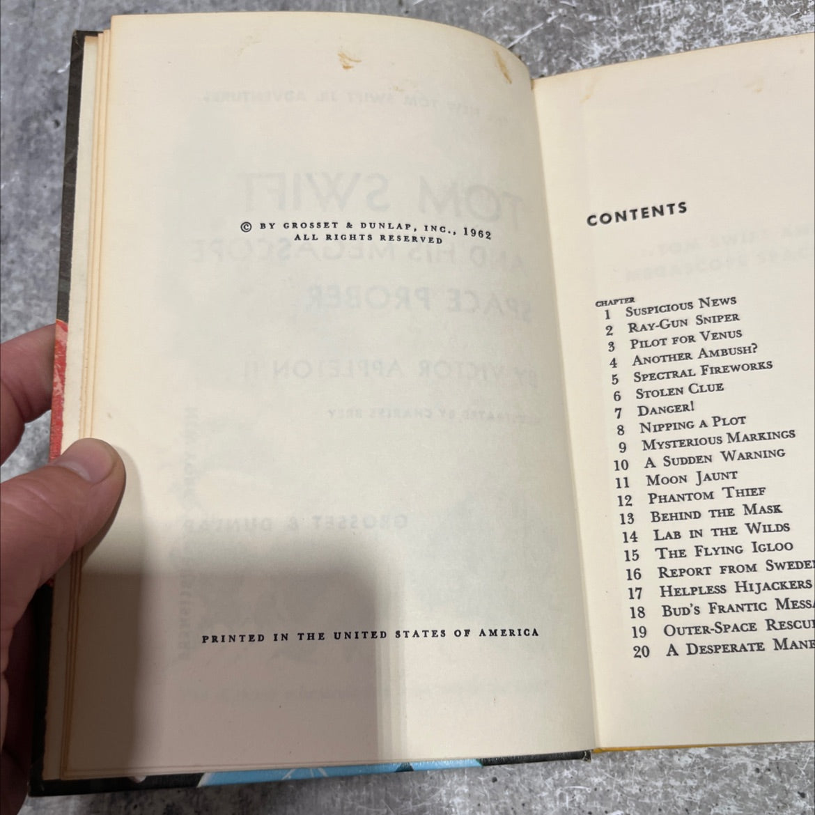 tom swift and his megascope space prober book, by victor appleton II, 1962 Hardcover image 3