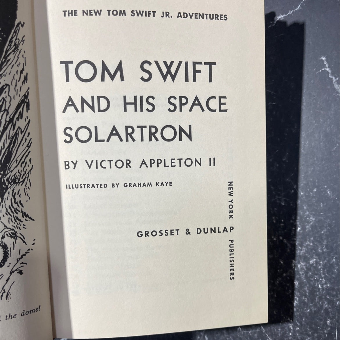 tom swift and his space solartron book, by victor appleton ii, 1958 Hardcover image 2
