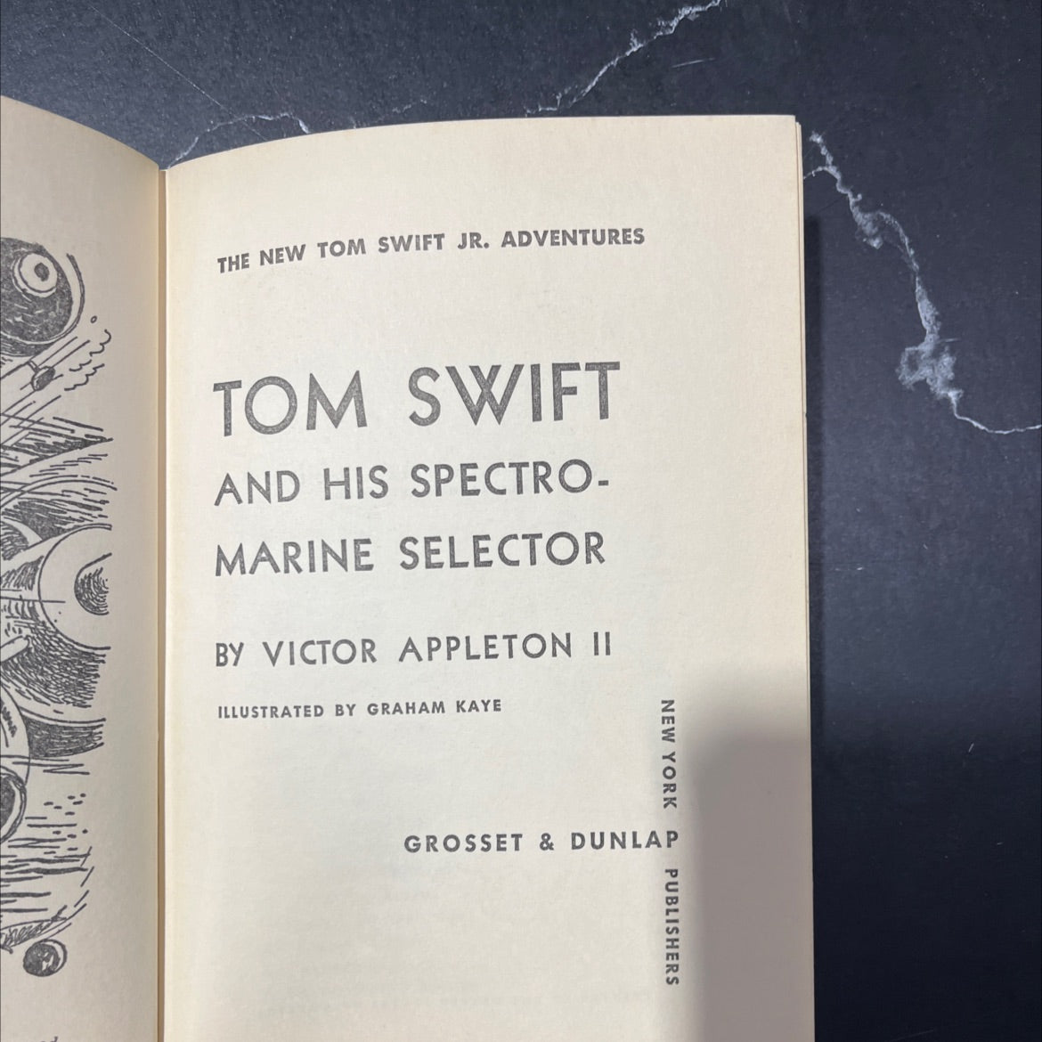 tom swift and his spectro-marine selector book, by victor appleton ii, 1960 Hardcover image 2