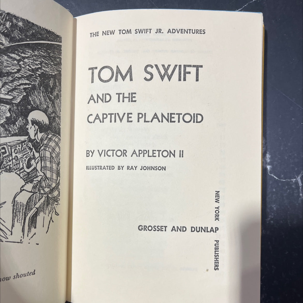 tom swift and the captive planetoid book, by victor appleton ii, 1967 Hardcover image 2