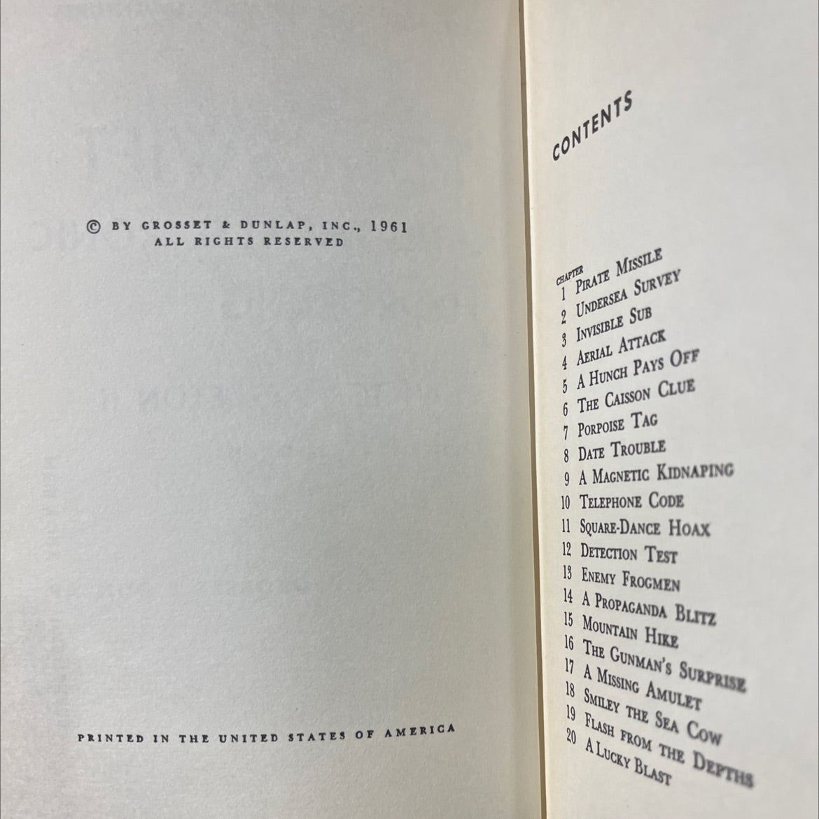 tom swift and the electronic hydrolung book, by victor appleton ii, 1961 Hardcover image 3