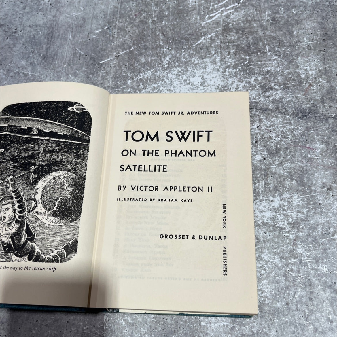 tom swift on the phantom satellite book, by victor appleton ii, 1956 Hardcover image 2