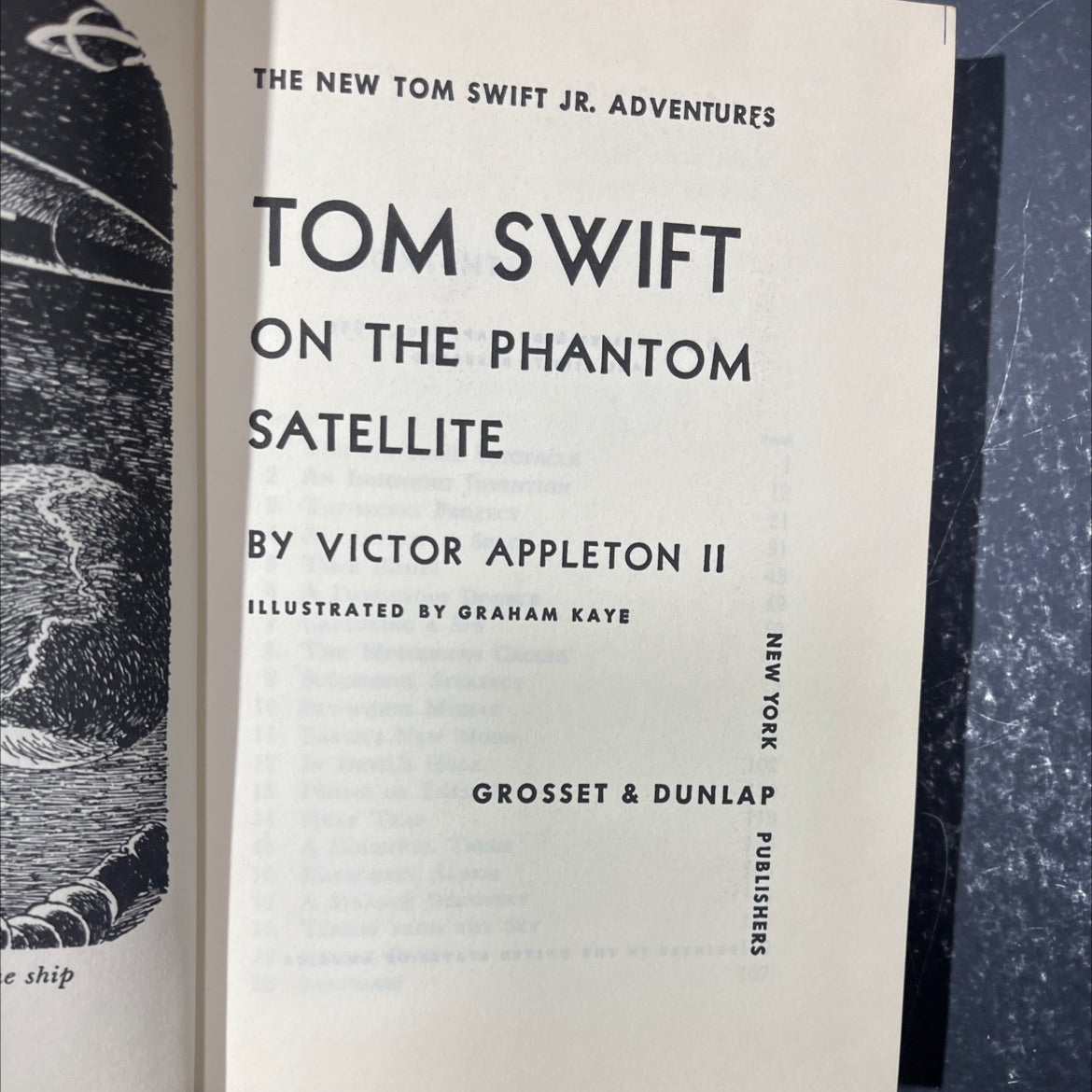 tom swift on the phantom satellite book, by victor appleton ii, 1956 Hardcover image 2