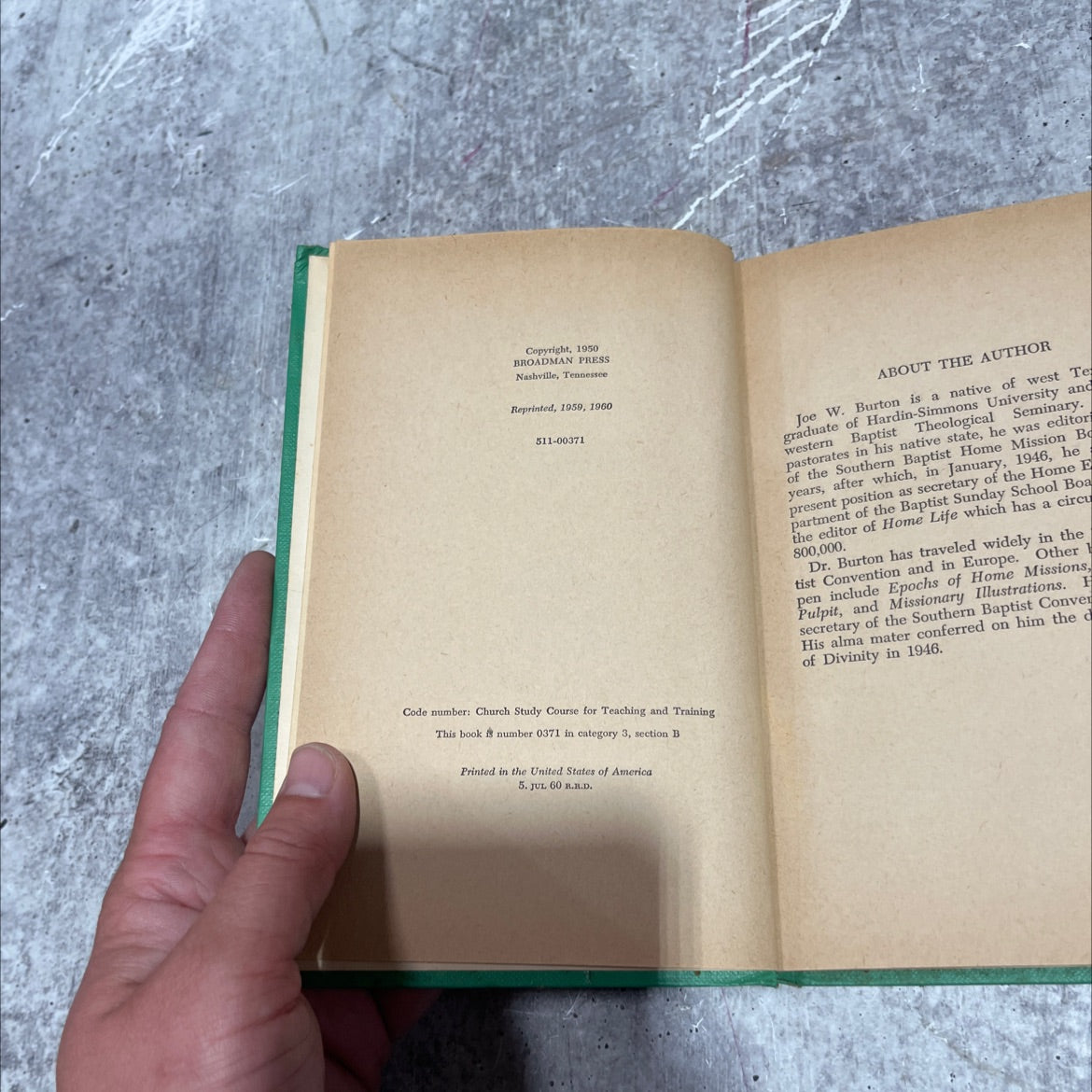 tomorrow you marry book, by Joe W. Burton, 1960 Hardcover image 3