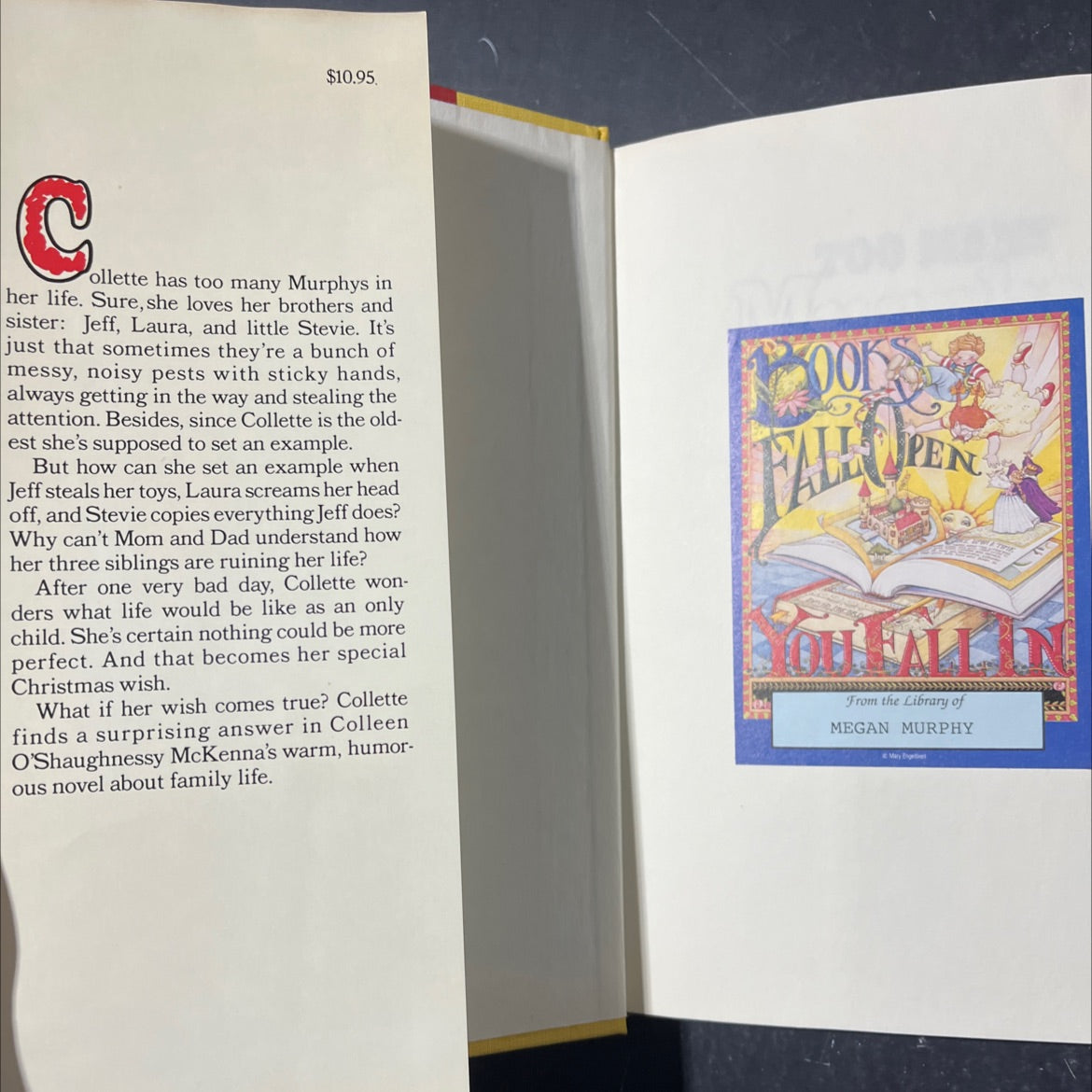 too many murphys book, by Colleen O'Shaughnessy McKenna, 1988 Hardcover image 4