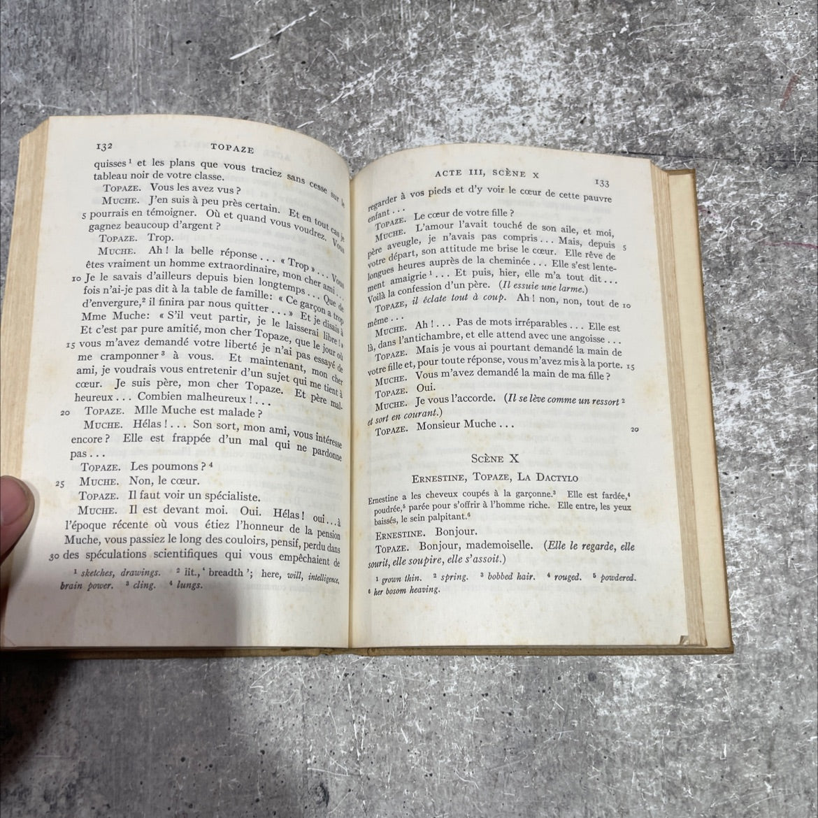 topaze book, by marcel pagnol, 1936 Hardcover image 4