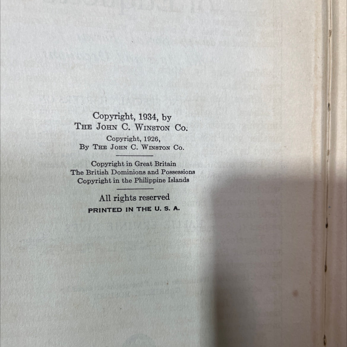 tossing the bouquet book, by hallie erminie rives, 1934 Hardcover image 3