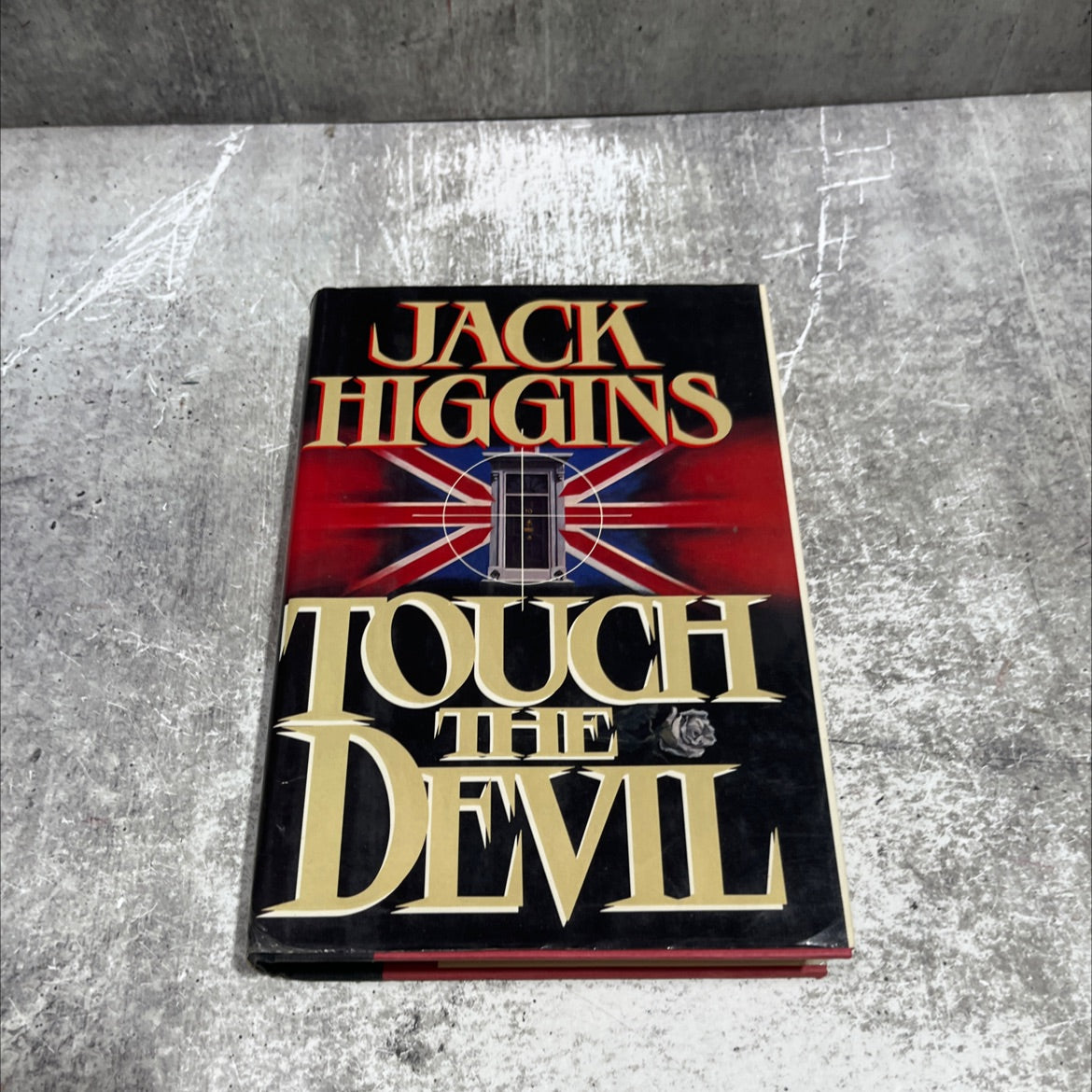 touch the devil book, by Jack Higgins, 1982 Hardcover image 1