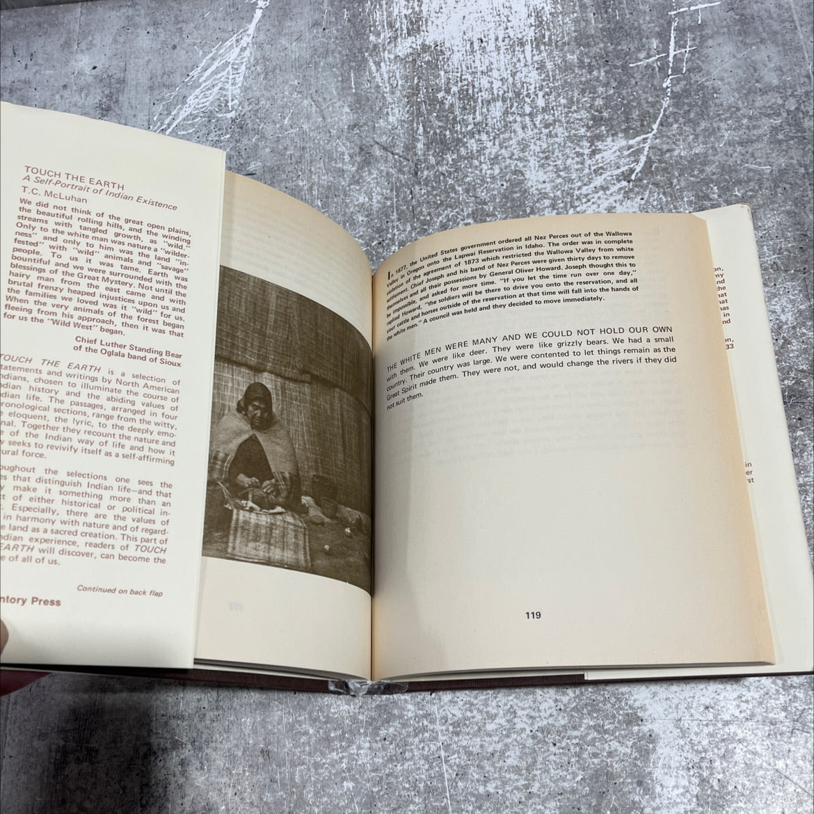 touch the earth a self-portrait of indian existence book, by T. C. McLuhan, 1987 Hardcover image 4