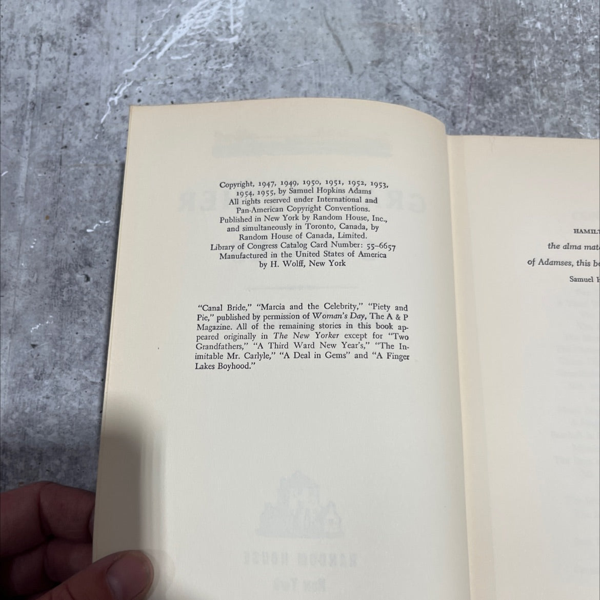 town the wayside under to sunset -zah grandfather stories book, by Samuel Hopkins Adams, 1955 Hardcover image 3