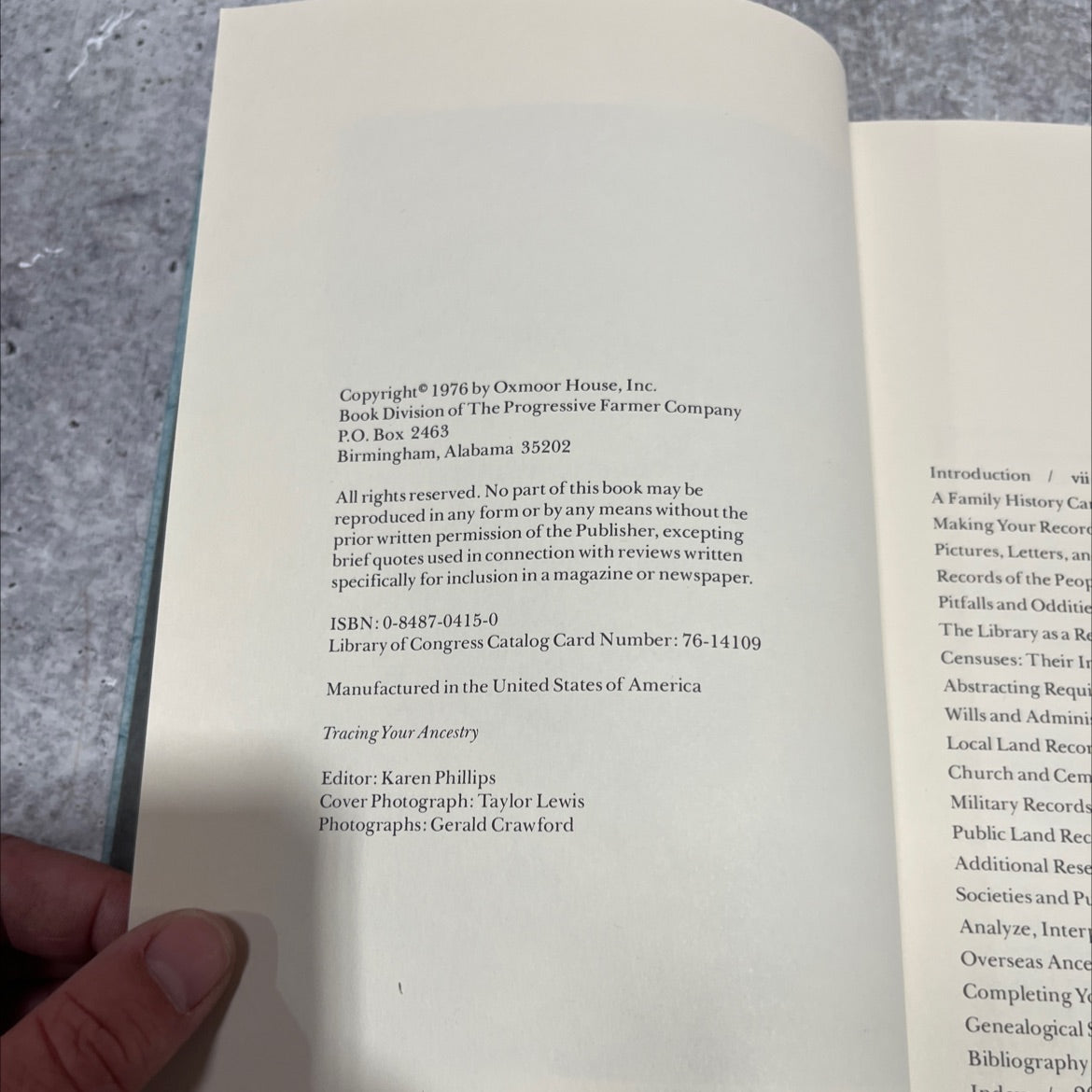 tracing your ancestry book, by f. wilbur helmbold, 1976 Hardcover image 3