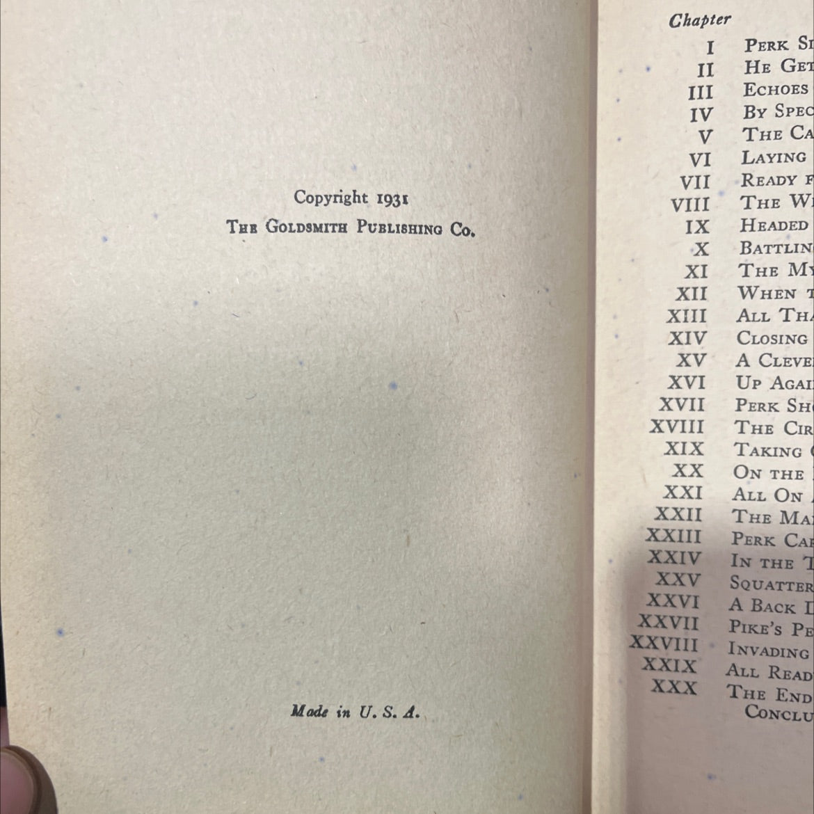 trackers of the fog pack or jack ralston flying blind book, by ambrose newcombe, 1931 Hardcover image 3
