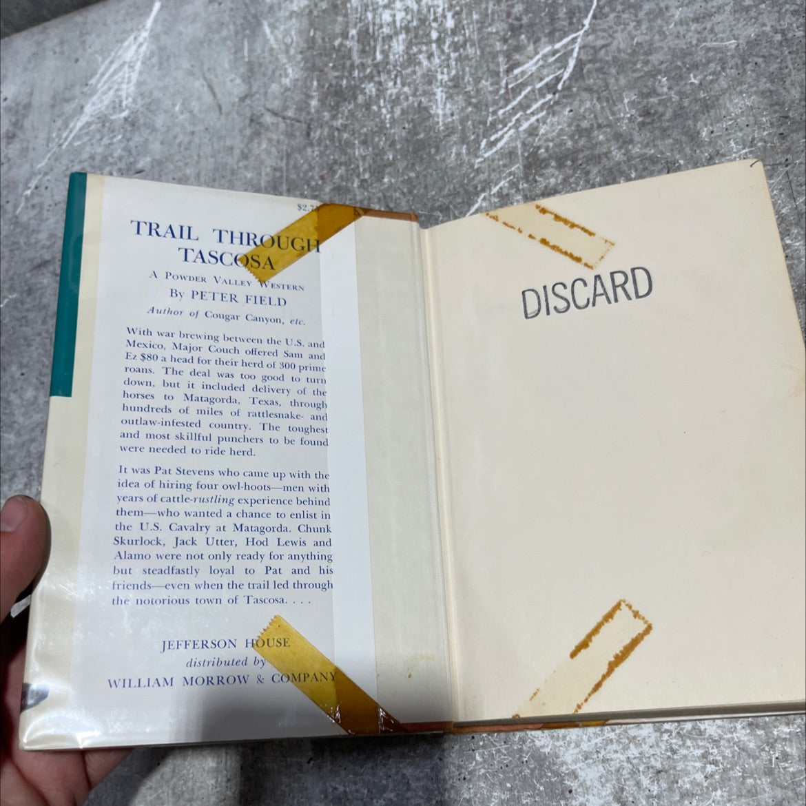 trail through tascosa book, by peter field, 1963 Hardcover image 4