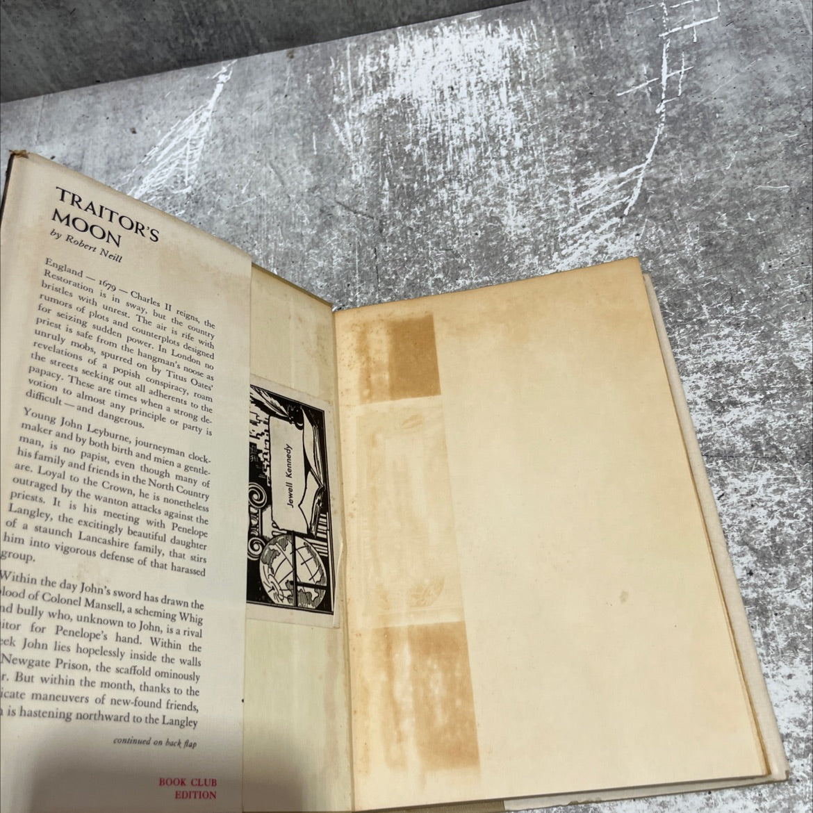 traitor's moon book, by robert neill, 1952 Hardcover image 4