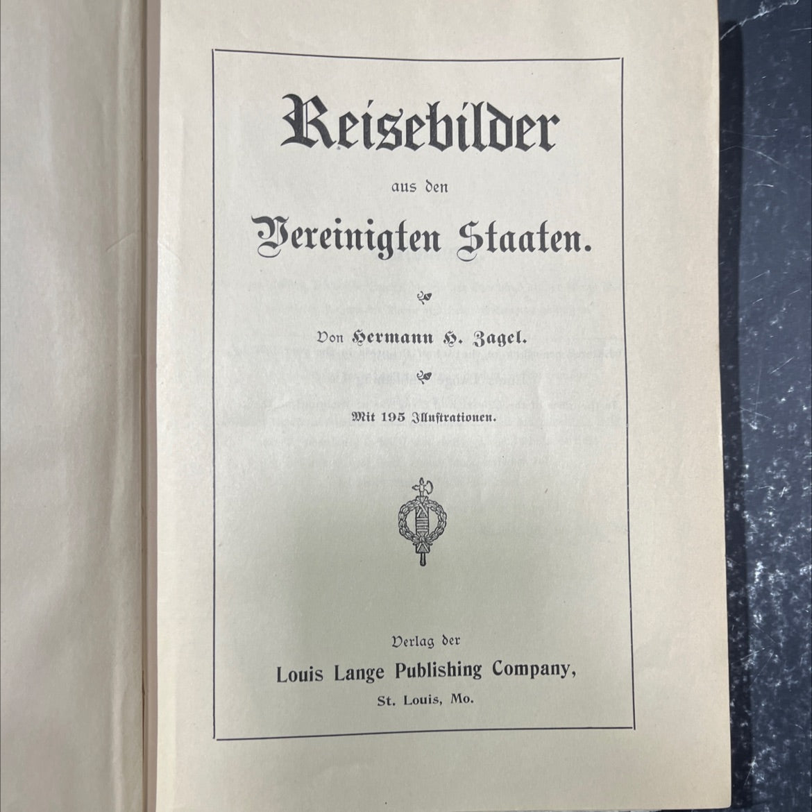 travel pictures from the united states book, by hermann h. zagel, 1907 Hardcover image 2