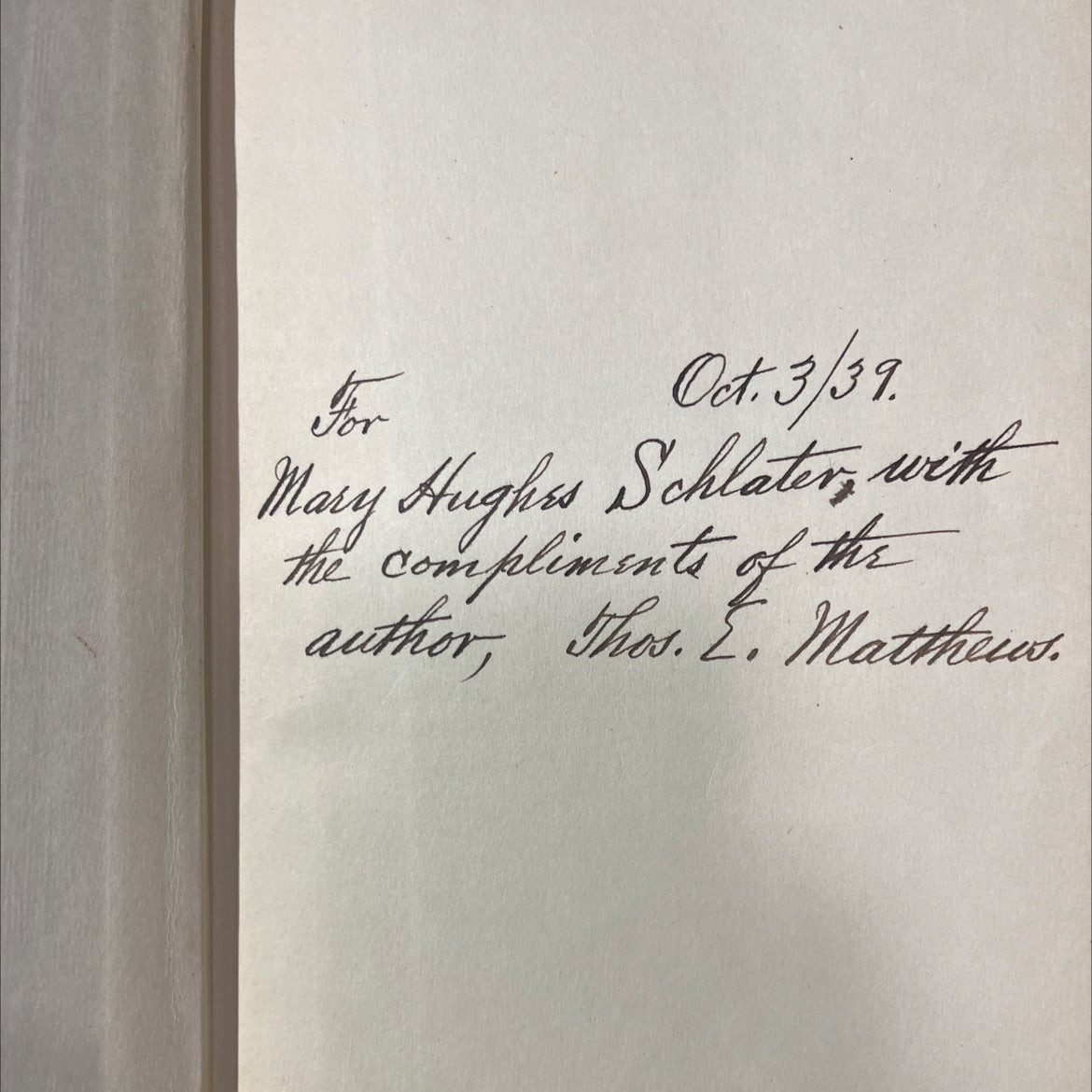 SIGNED traveler's rest. general robertson's residence book, by thomas edwin matthews, 1934 Hardcover, First Edition, image 4