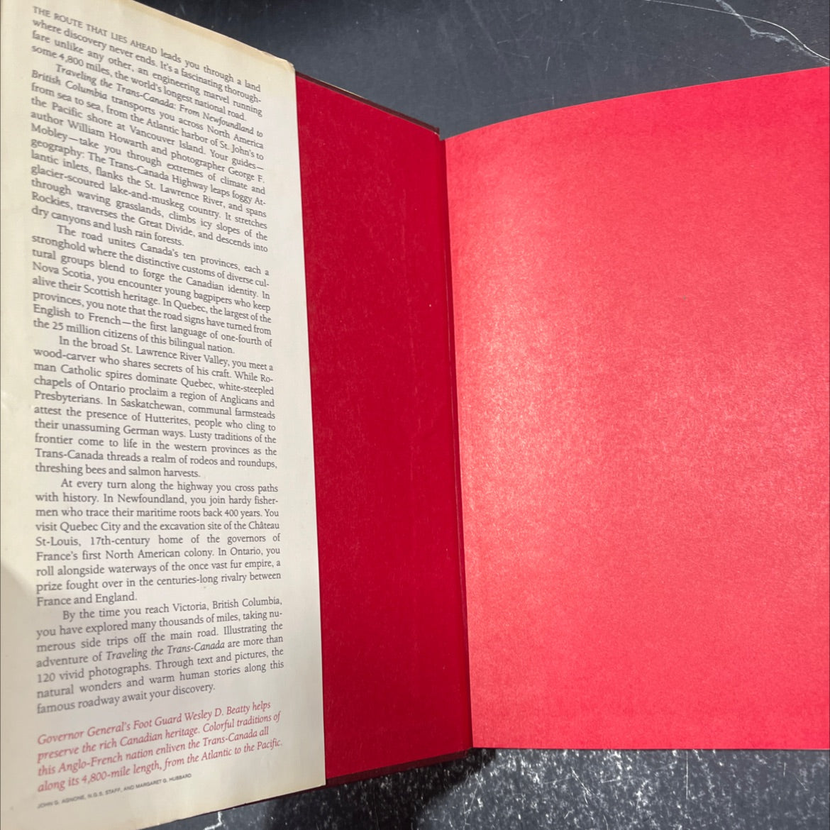 traveling the trans-canada book, by william howarth, 1987 Hardcover image 4