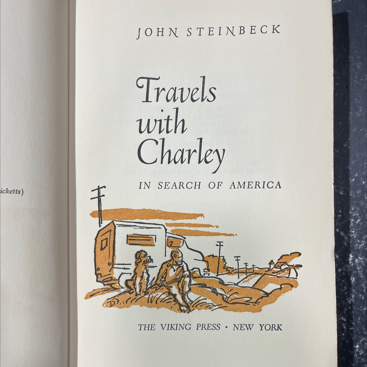 travels with charley in search of america book, by john steinbeck, 1962 Hardcover image 2