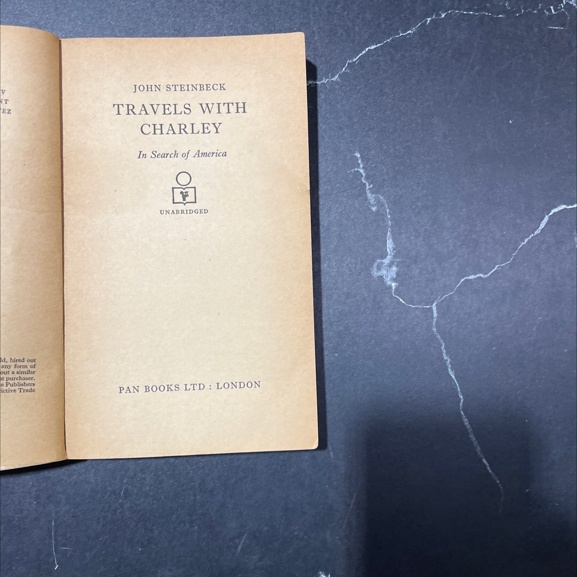 travels with charley in search of america book, by john steinbeck, 1970 Paperback image 2
