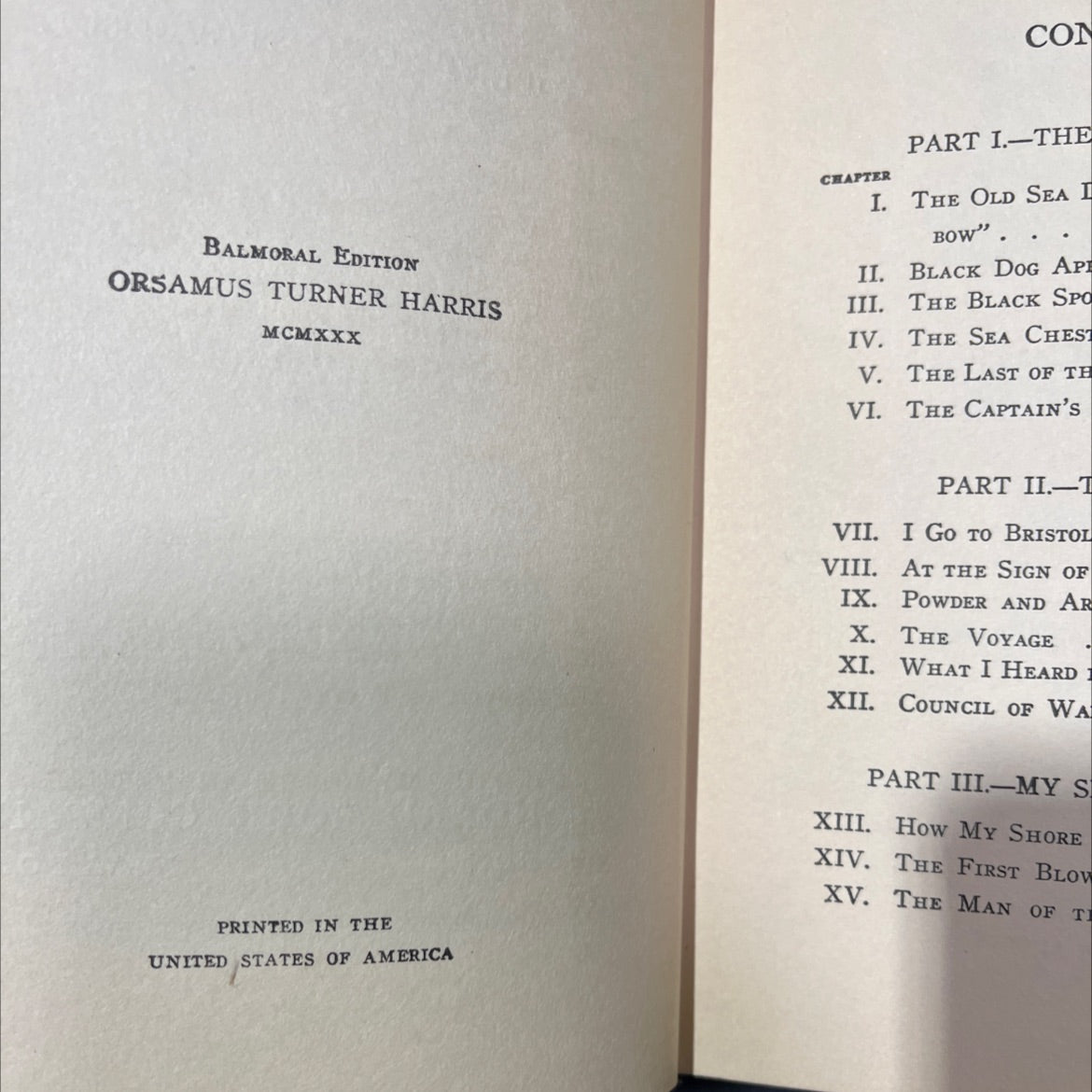 treasure island book, by robert louis stevenson, 1930 Hardcover image 3
