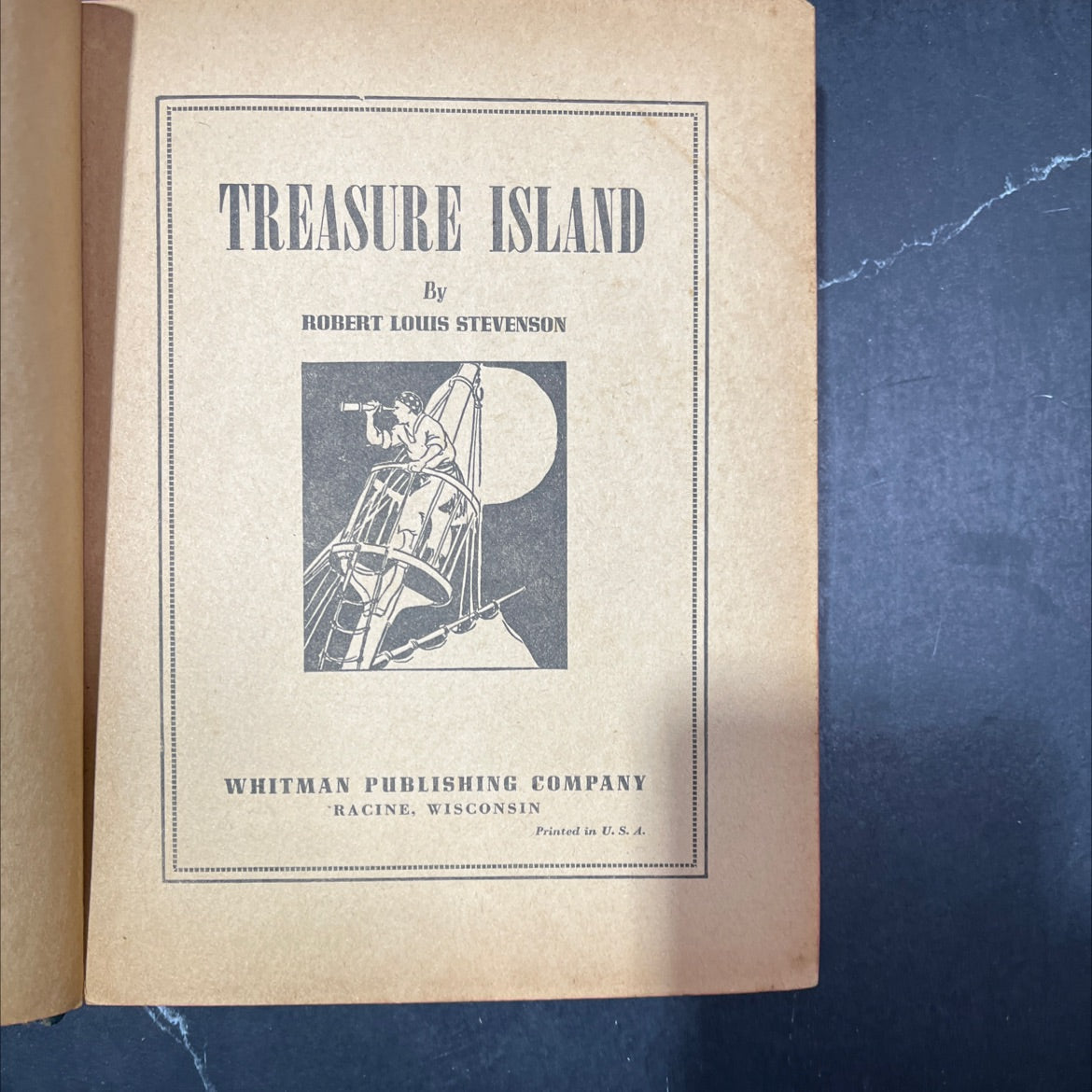 treasure island book, by robert louis stevenson, unknown Hardcover image 3