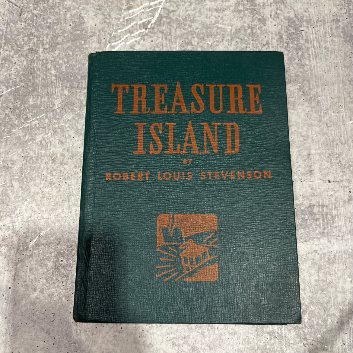 treasure island book, by robert louis stevenson, unknown Hardcover image 1