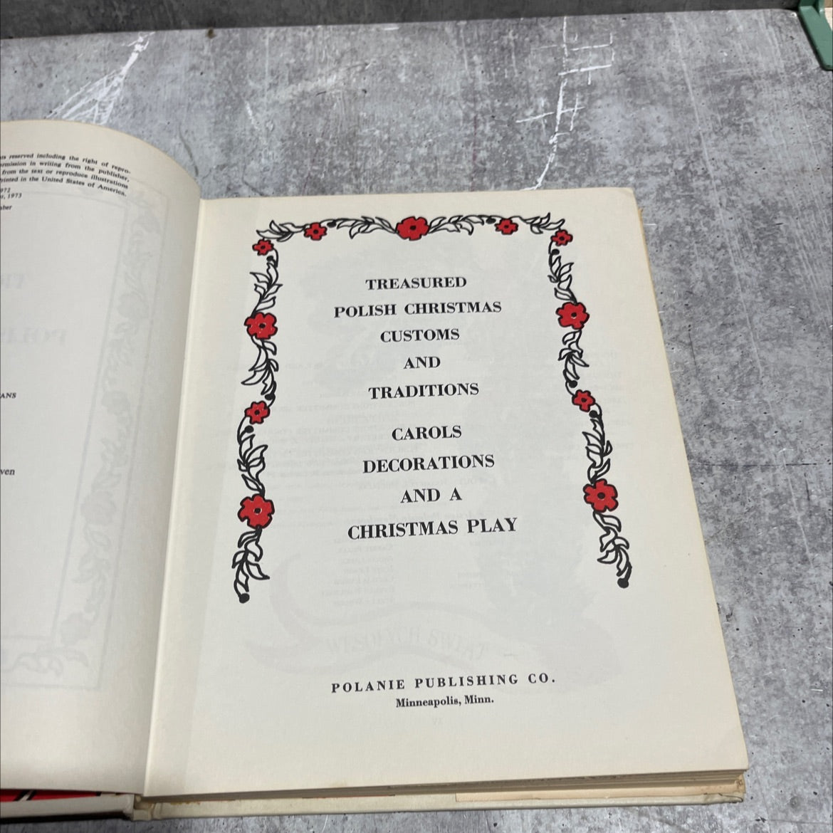 treasured polish christmas customs and traditions carols decorations and a christmas play book, by unknown, 1973 image 2