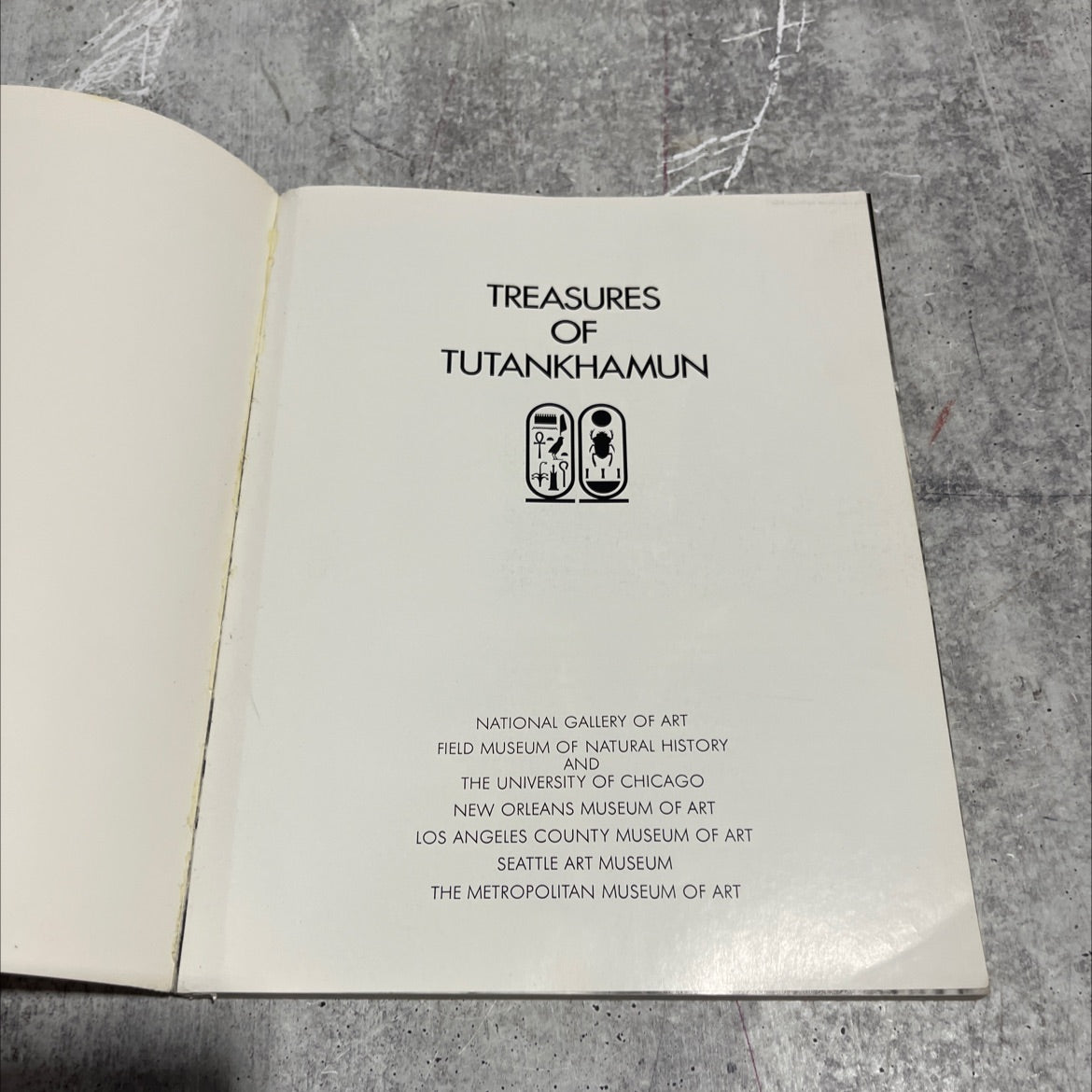 treasures of tutankhamun book, by unknown, 1976 Paperback image 2