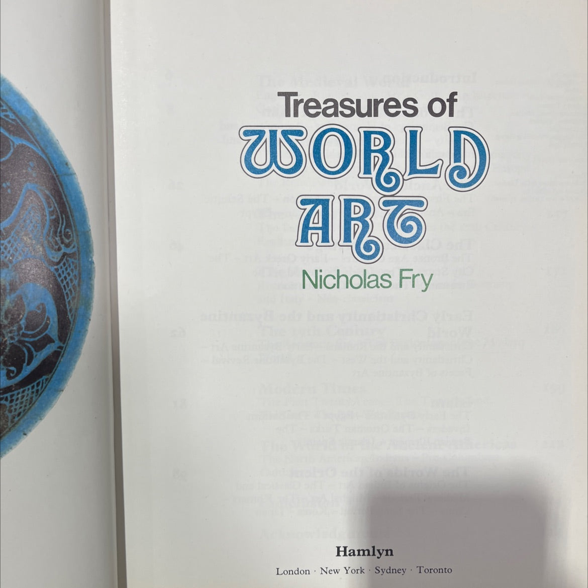 treasures of world arg book, by nicholas fry, 1975 Hardcover image 2