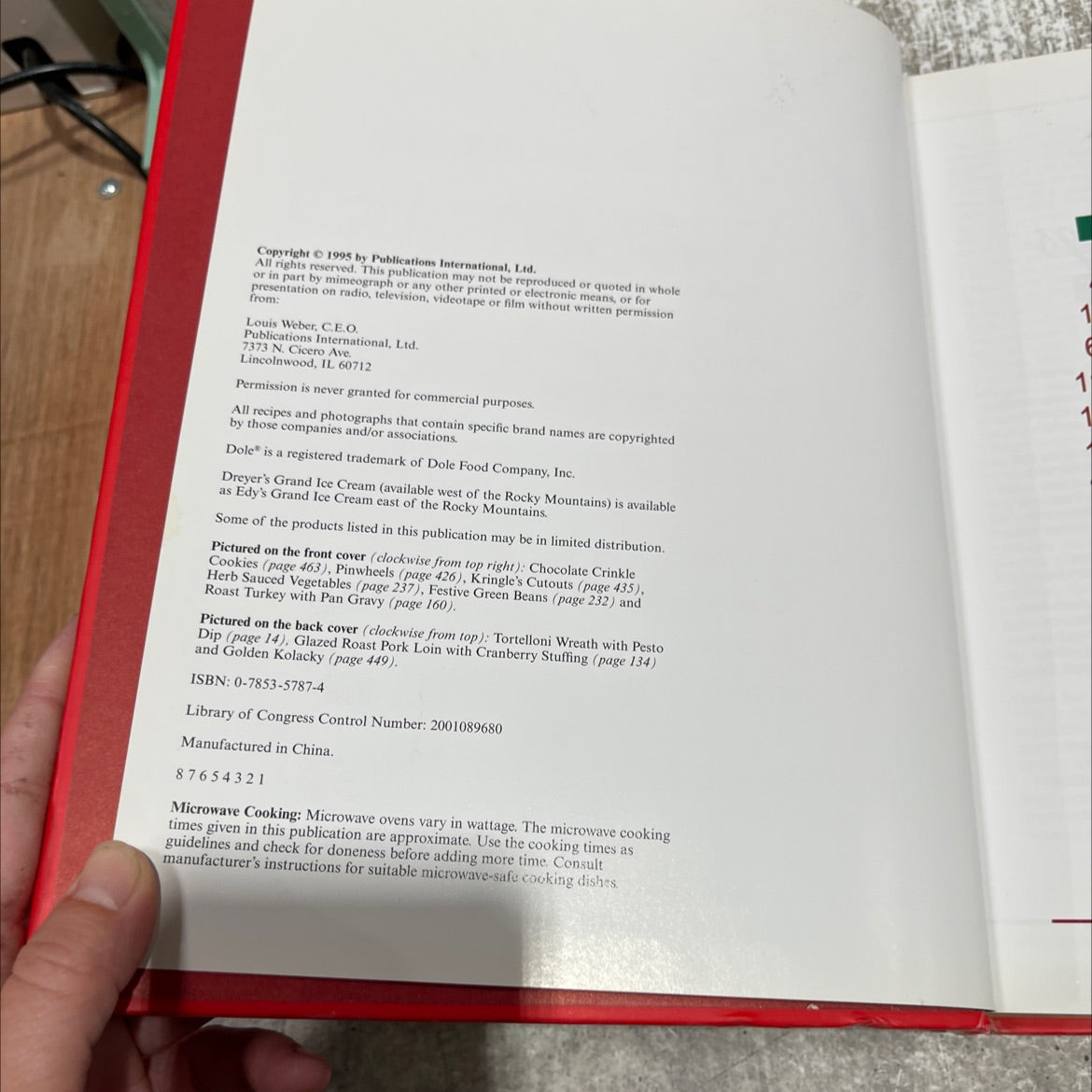 treasury of christmas book, by unknown, 1995 Hardcover image 3