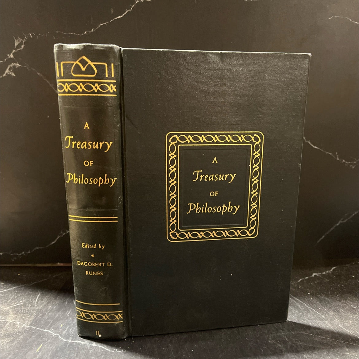 treasury of philosophy ada book, by dagobert d. runes, 1955 Hardcover image 1