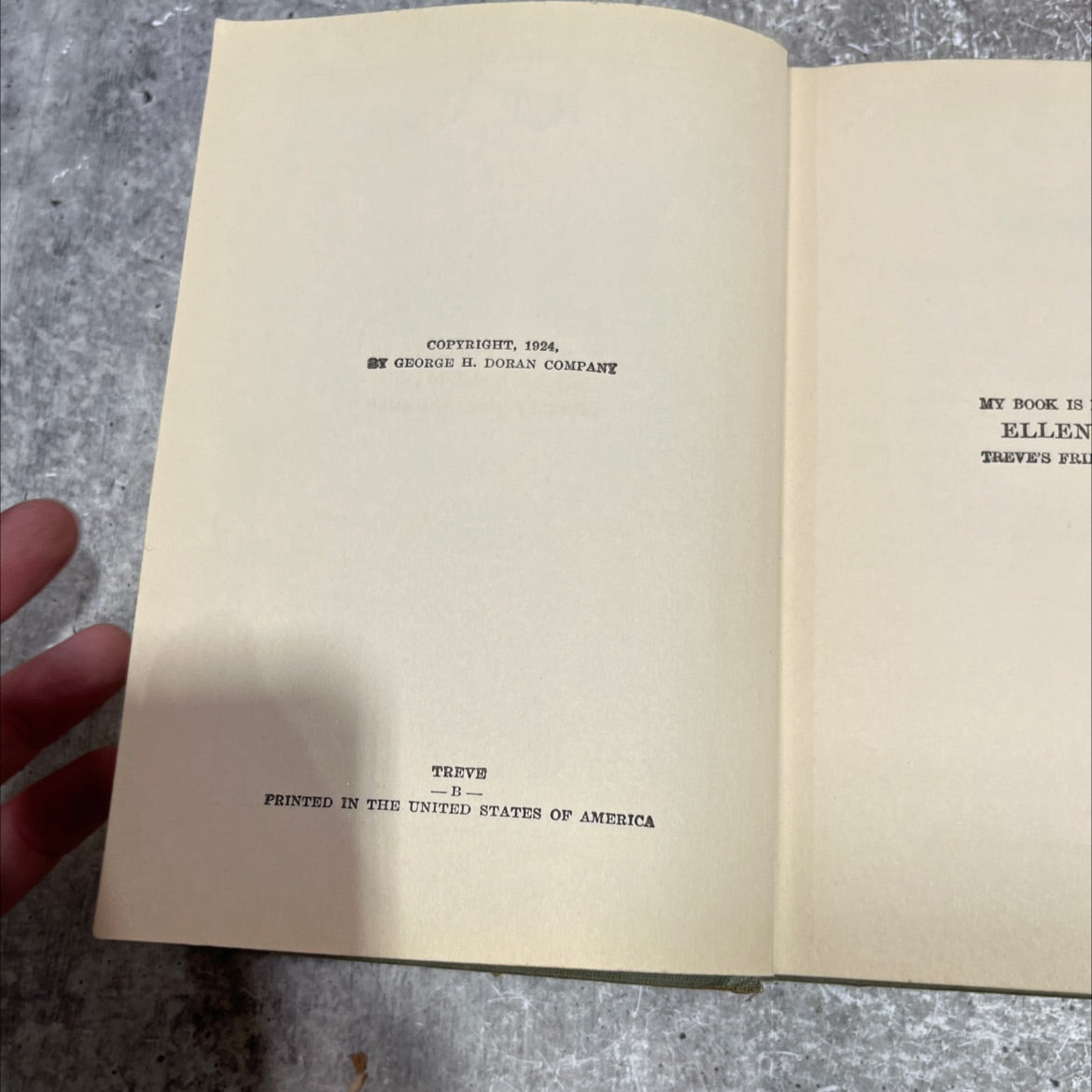 treve book, by albert payson terhune, 1924 Hardcover image 3
