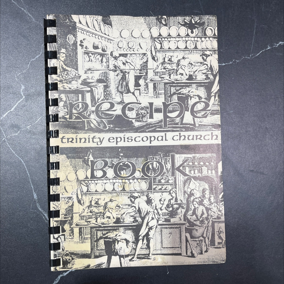 trinity episcopal church recipe book book, by compiled by the women of the parish, 1982 Paperback, Vintage image 1