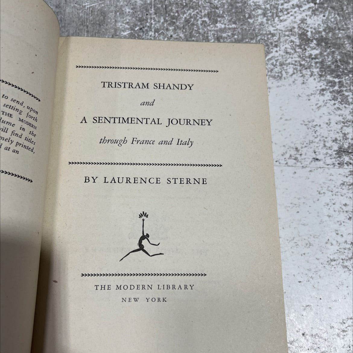 tristram shandy and a sentimental journey through france and italy book, by laurence sterne, 1970 Hardcover image 2