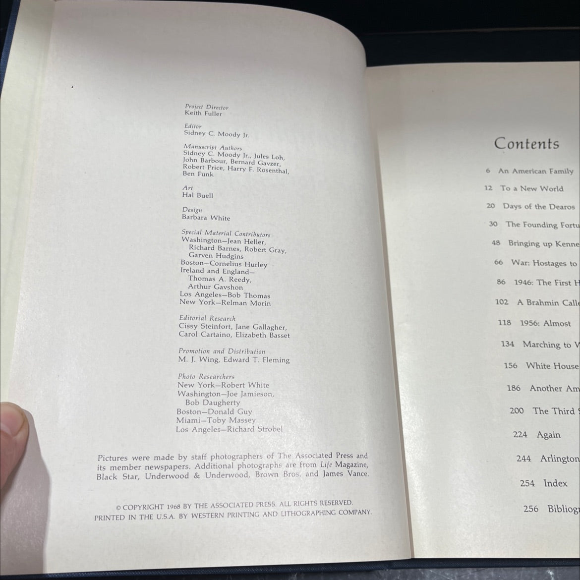 triumph and tragedy the story of the kennedys book, by Sidney C. Moody Jr., Jules Loh, John Barbour, Bernard Gavzer, image 3