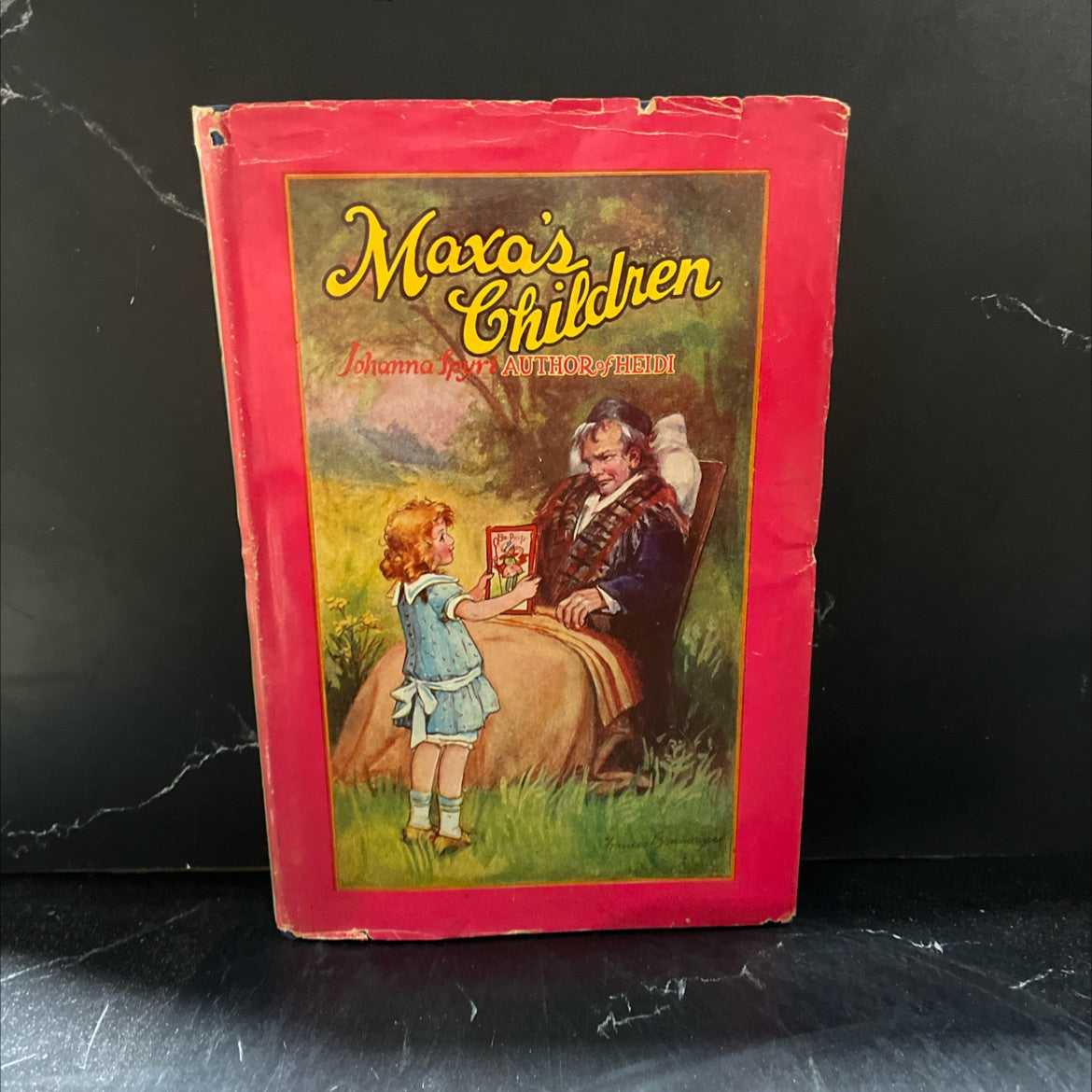triumphal aron maxa's children book, by johanna spyri, 1926 Hardcover image 1