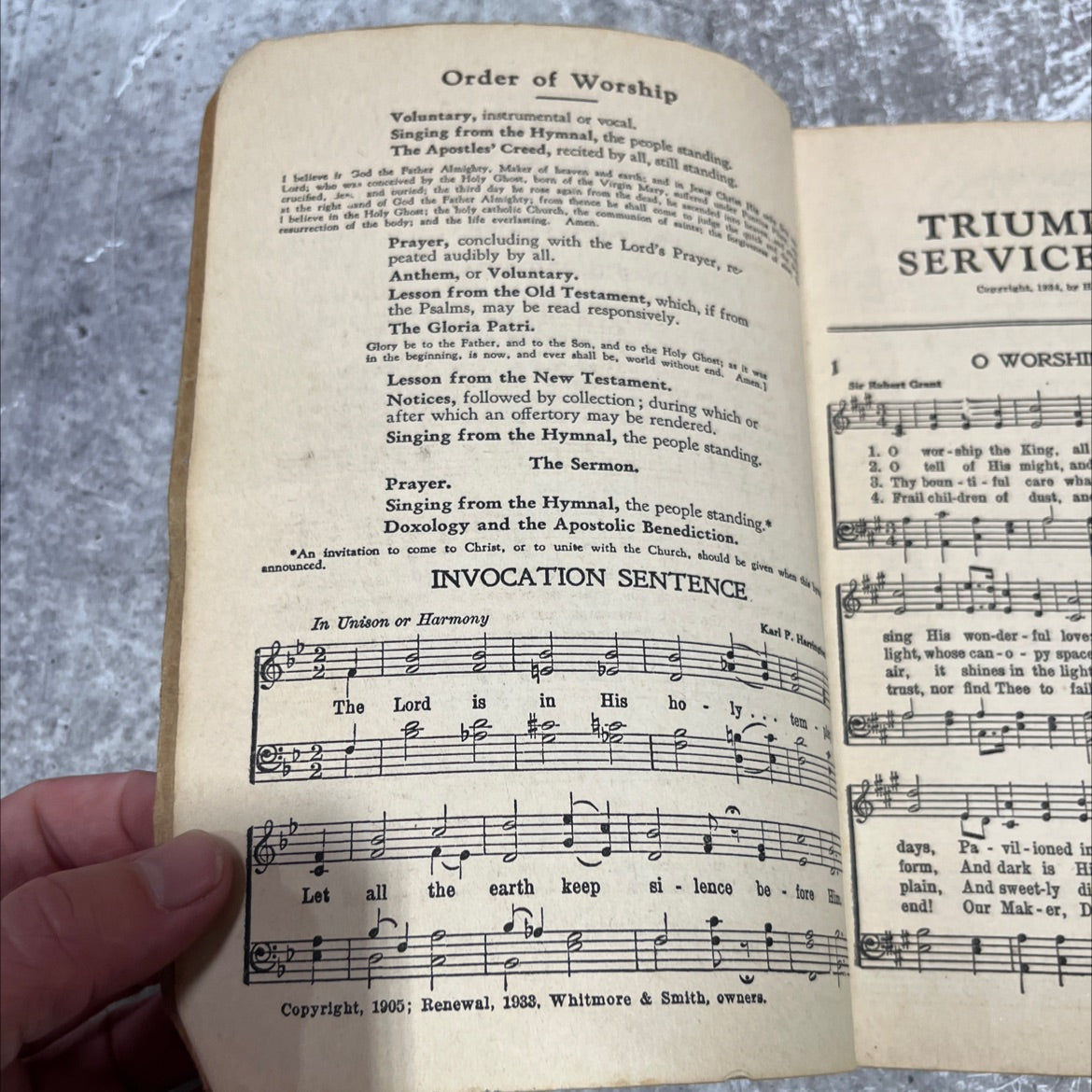 triumphant service songs book, by homer a. rodeheaver, george w. sanville, 1984 Paperback image 3