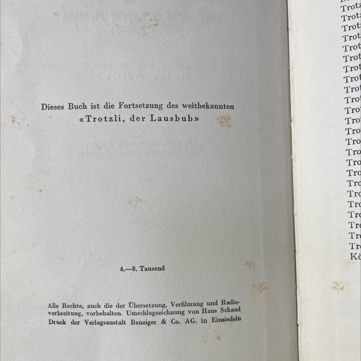 trotzli mit dem grünen kappi ein lausbubenbuch für alle menschen die ein junges herz haben book, by josef konrad image 3