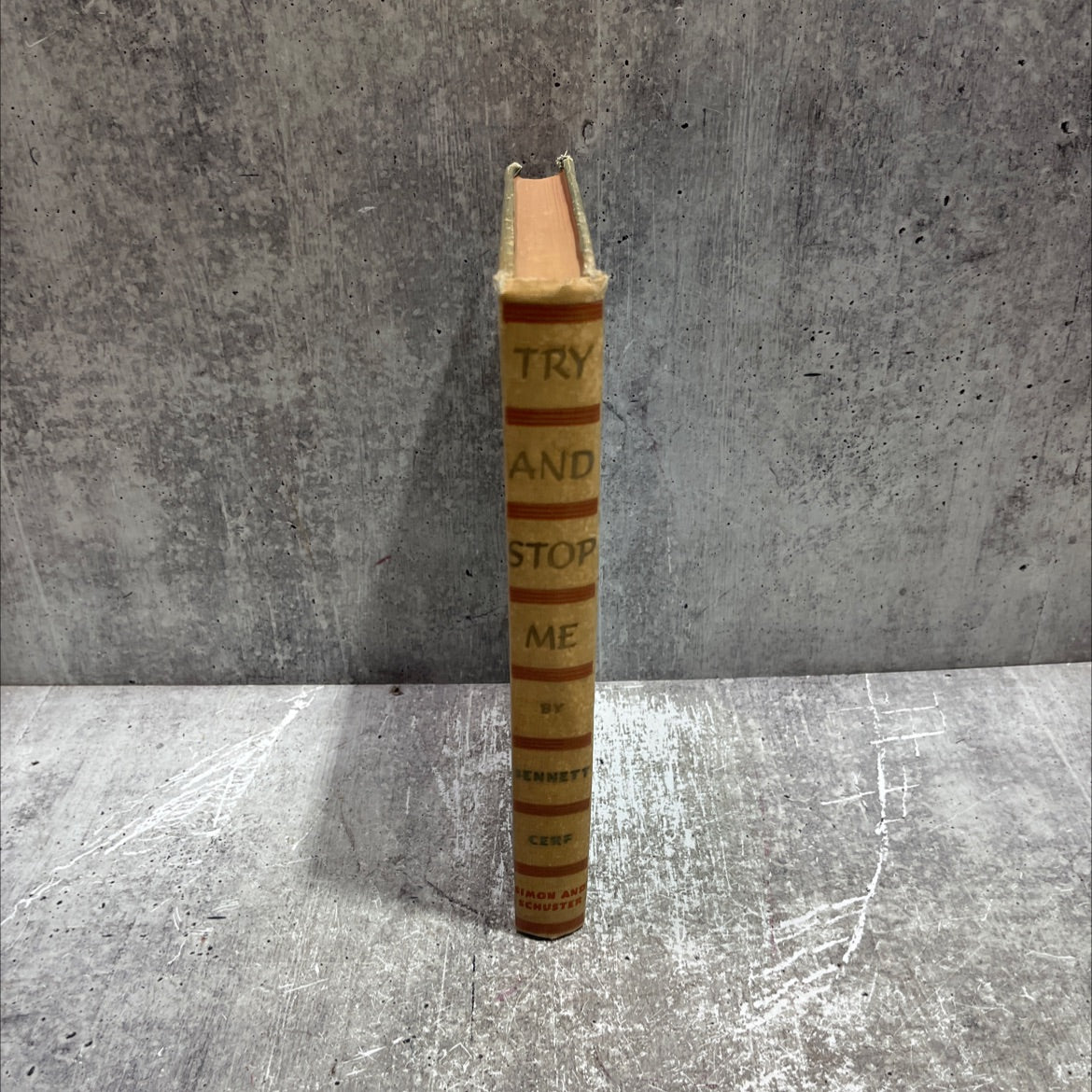 try and stop me a collection of anecdotes and stories mostly humorous book, by bennett cerf, 1944 Hardcover image 4